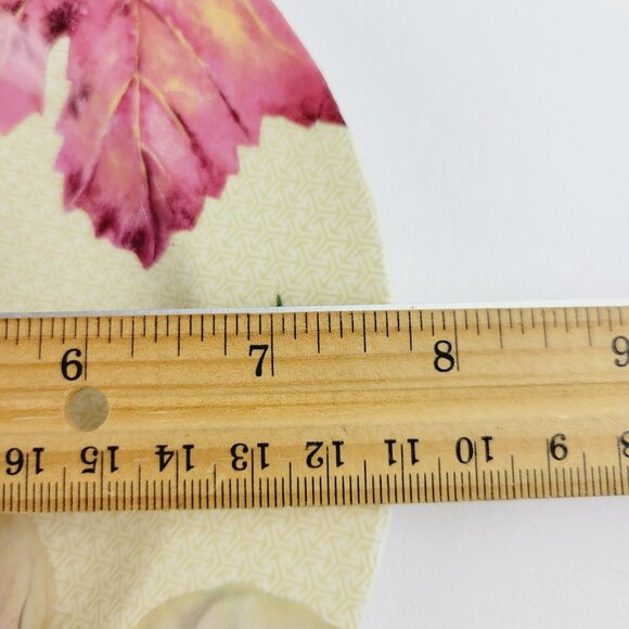 Spode Fruit Haven Salad Plate Butterfly Bee Fruit & Leaves, Fall Autumn Dishes - Picture 11 of 12